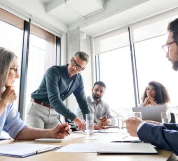 Business people meeting