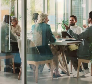 Business people meeting