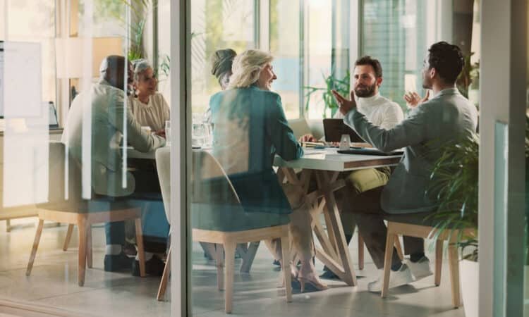 Business people meeting