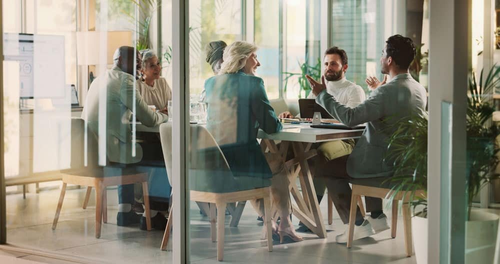 Business people meeting