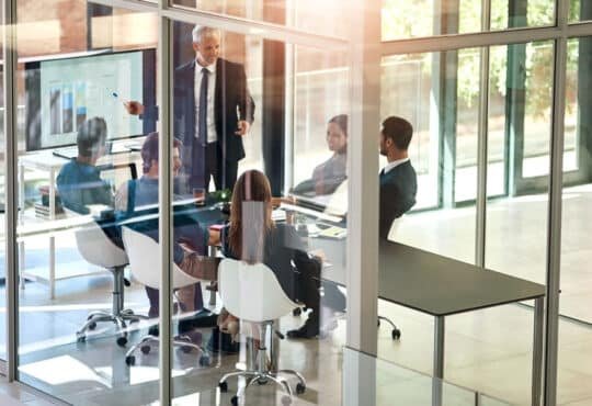 Business people meeting