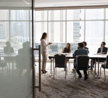 Business people meeting