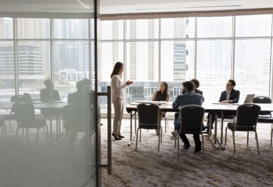 Business people meeting