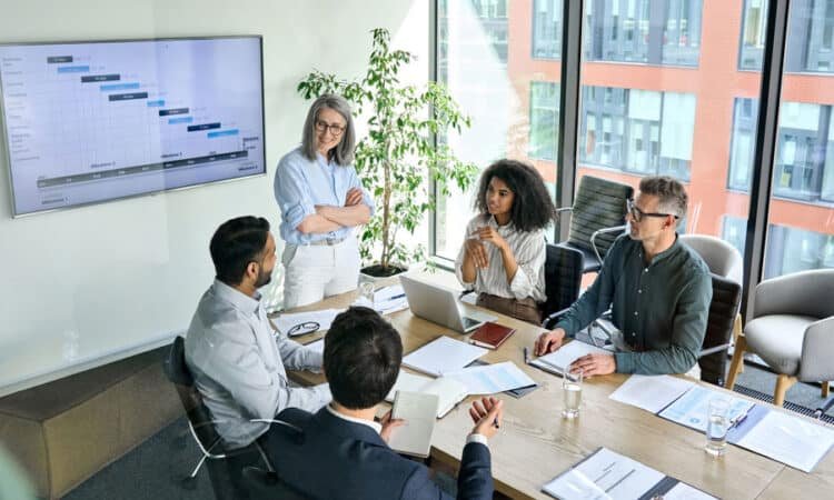 Business people meeting