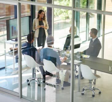 Business people meeting